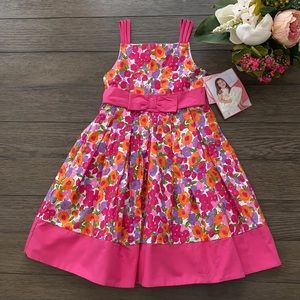 Jenny and Me floral dress NWT size 7